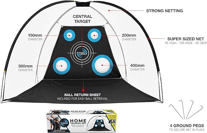 MOI ET MON GOLF Entraînement à domicile Driving Net