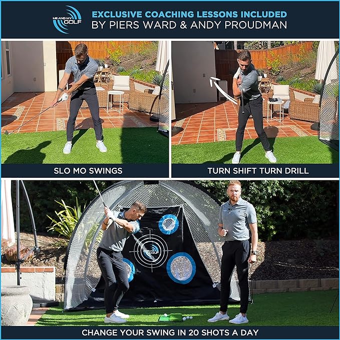 MOI ET MON GOLF Entraînement à domicile Driving Net