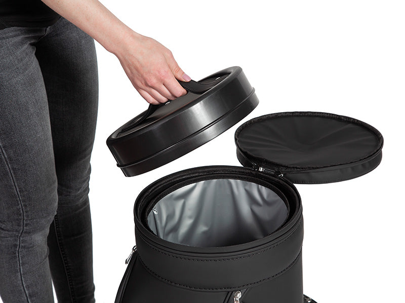 JuCad stool with drinks cooler