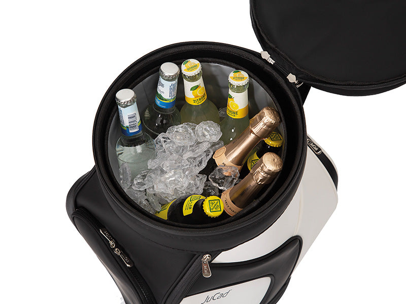 JuCad stool with drinks cooler