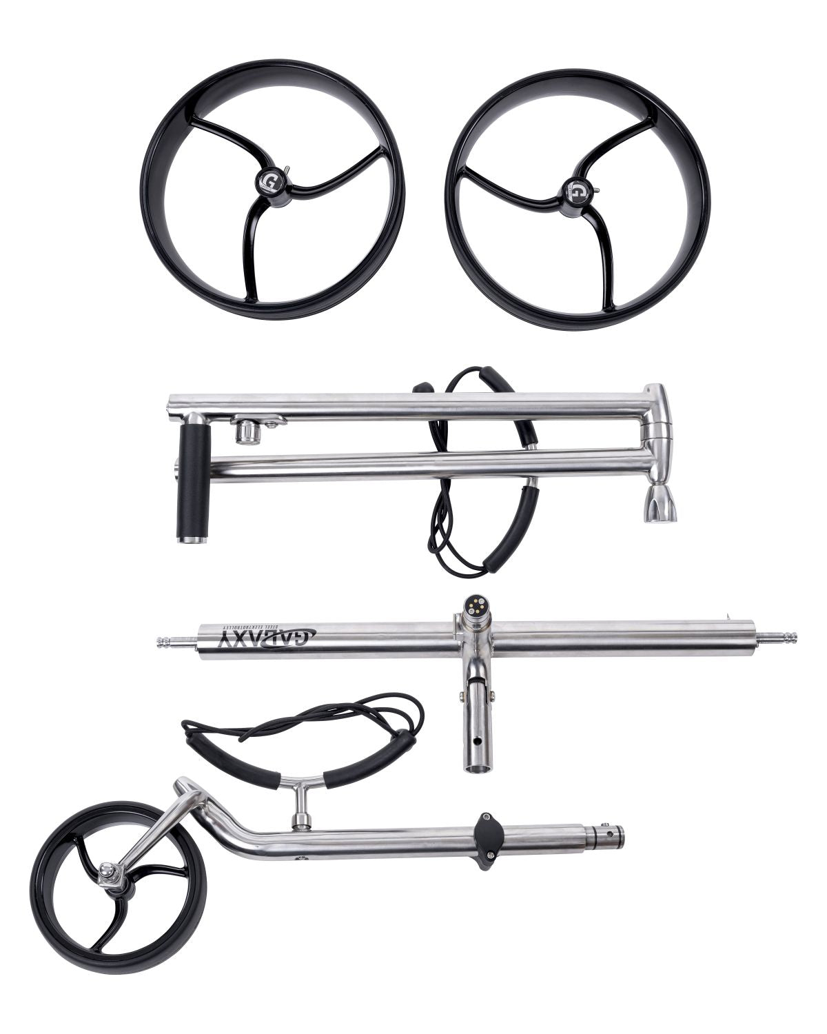 GALAXY Edelstahl Elektrotrolley Modelljahr 2025 inkl. magn. Parkbremse