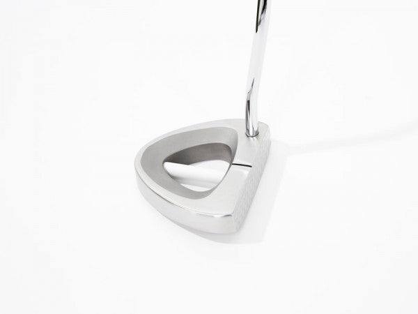 JuCad Putter X900 - stainless steel with Jucad Jumbo putter grip white pin