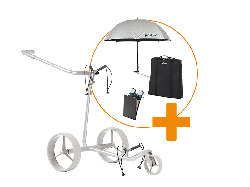 Ensemble d'éclairage en carbone pour chariot de golf électrique JuStar