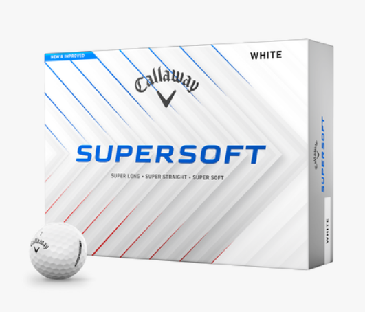 Balle de golf blanche CALLAWAY Supersoft