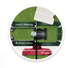 Plaque de putting PLATEAU