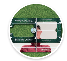 Plaque de putting PLATEAU