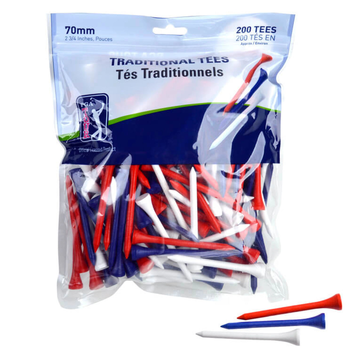 Tees de golf PGA TOUR 7 cm