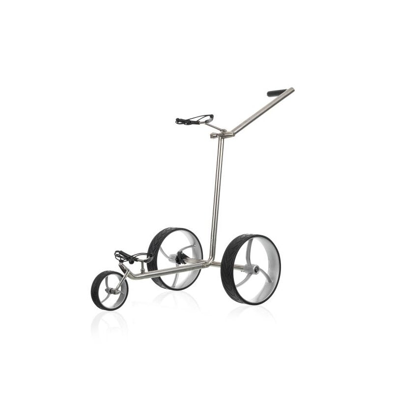 Trendgolf Push-Trolley Cushy S en acier inoxydable poli