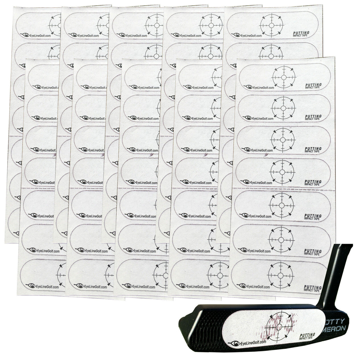 Autocollants de putting EYELINEGOLF