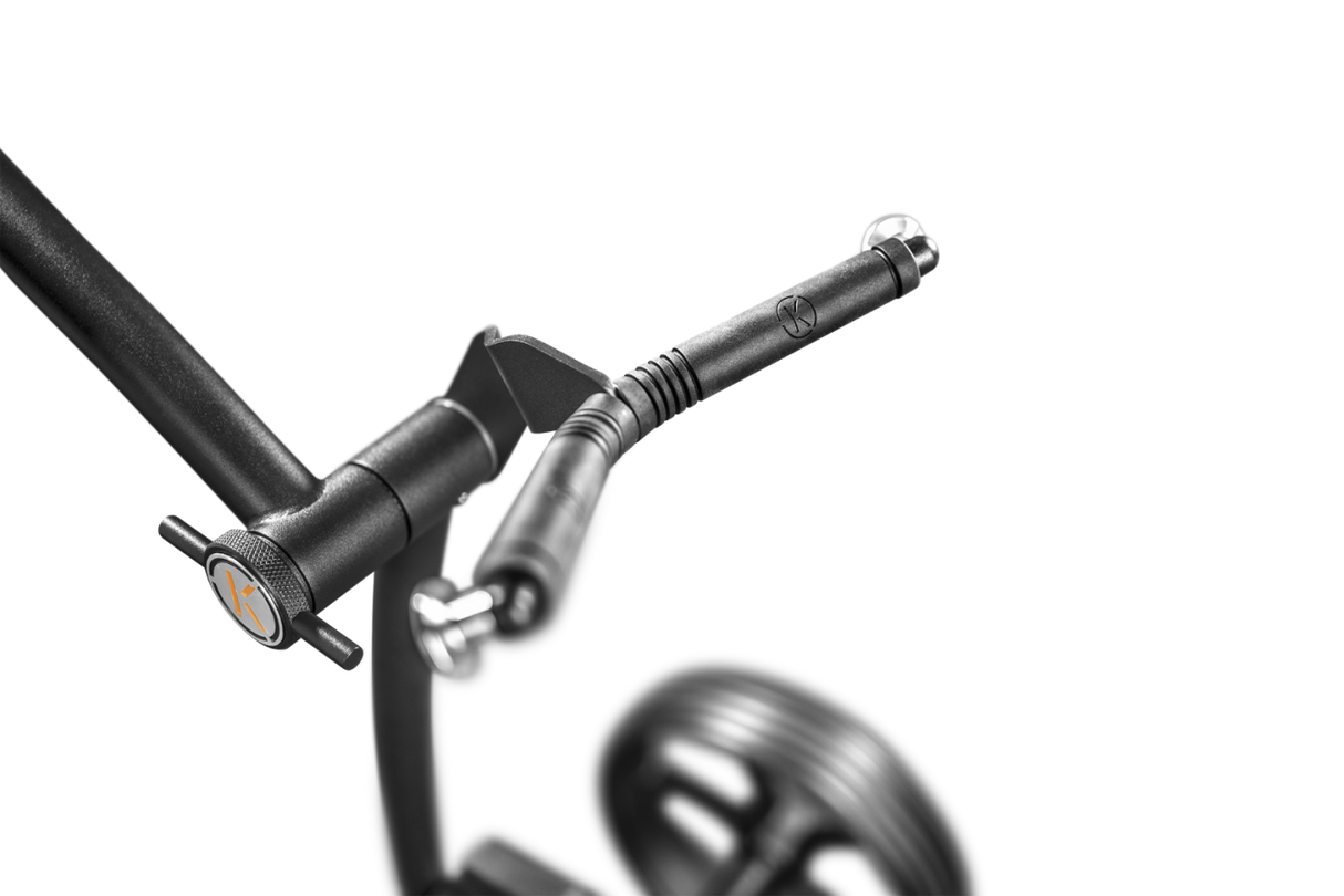 Chariot électrique KIFFE GOLF « K5 » avec porte-parapluie et porte-carte de score