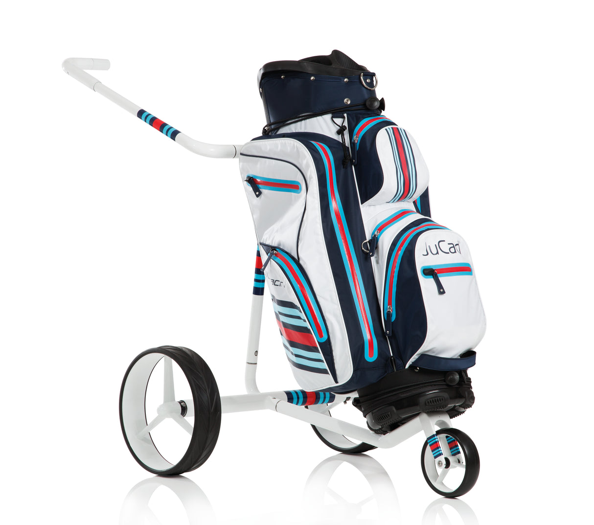 Chariot de golf électrique JuCad Carbon Travel Racing 2.0 - le chariot sportif en carbone en édition limitée