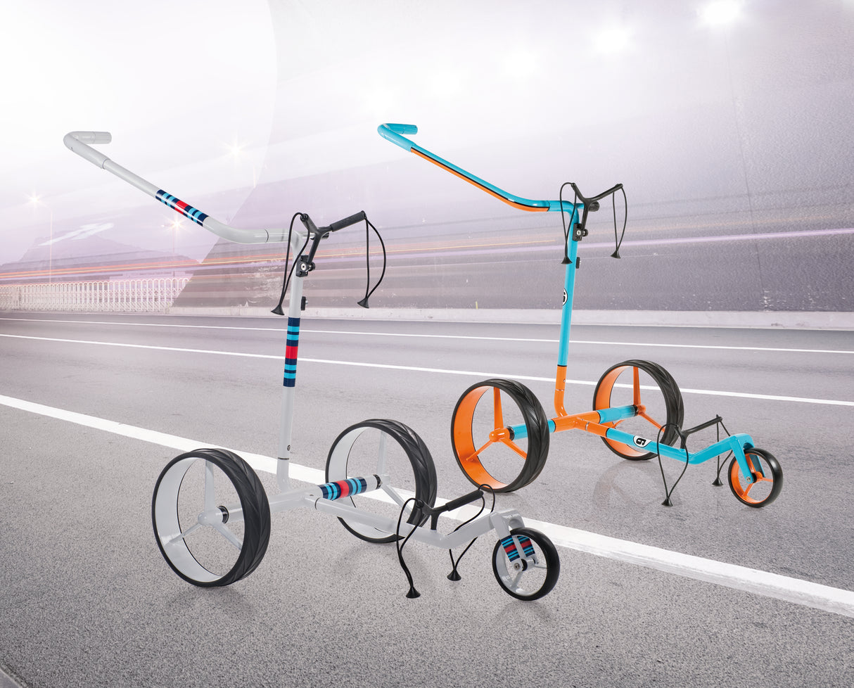 Chariot de golf électrique JuCad Carbon Travel Racing 2.0 - le chariot sportif en carbone en édition limitée