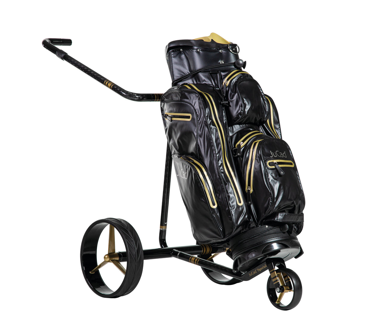 JuCad electric golf trolley Carbon Travel Special 2.0