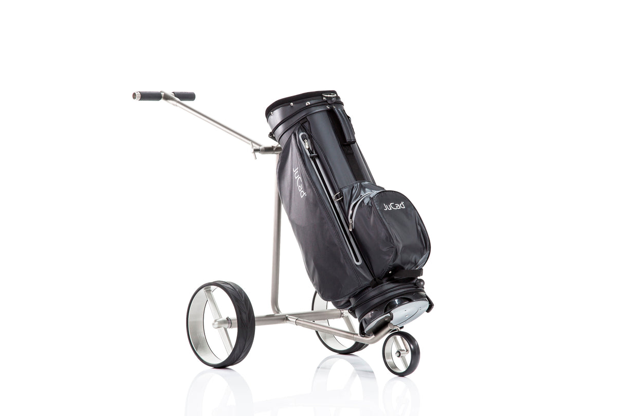 JuCad Elektro-Golftrolley Ghost Titan 2.0 - der klappbare Titan mit Komfortgriff