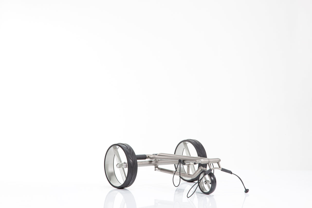 JuCad Elektro-Golftrolley Ghost Titan 2.0 - der klappbare Titan mit Komfortgriff