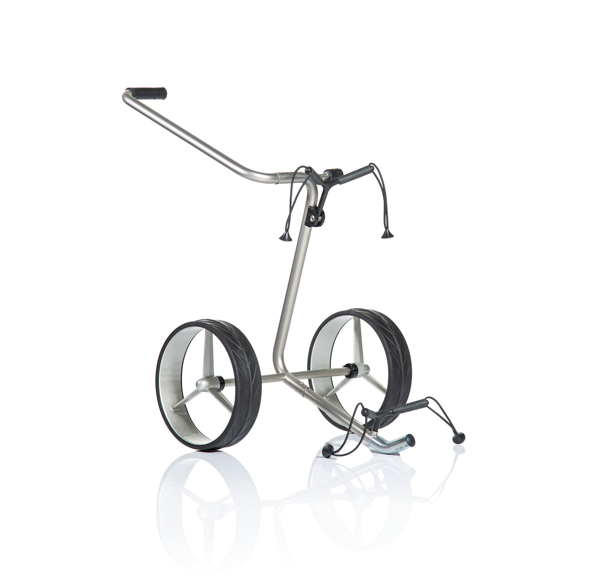 JuCad chariot de golf junior en acier inoxydable 2 roues - pour nos plus jeunes golfeurs