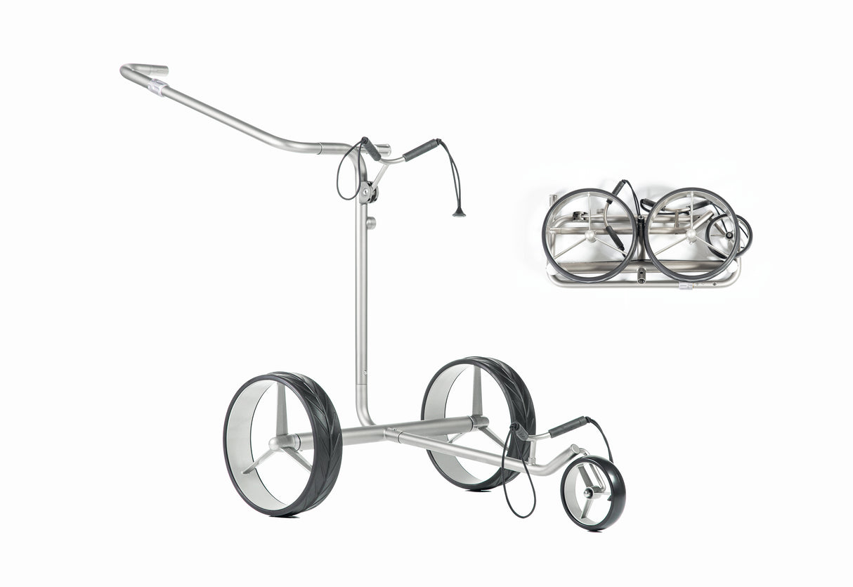 JuCad Elektro-Golftrolley drive SL Titan Travel eX 2.0 - unsere Nr. 1 mit exklusiver Ausstattung