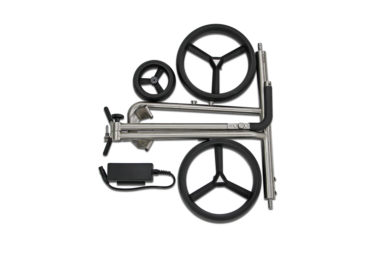 PG-Powergolf Elektro-Golftrolley Nitro Flat Steel