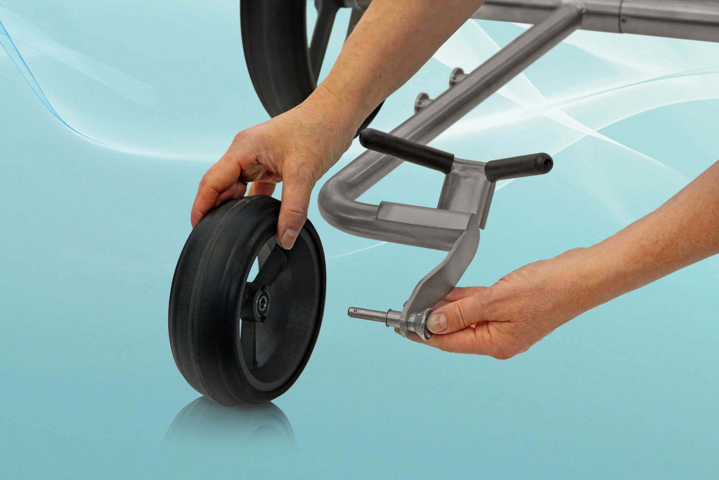 PG Powergolf Chariot de golf électrique Nitro Flat Titanium