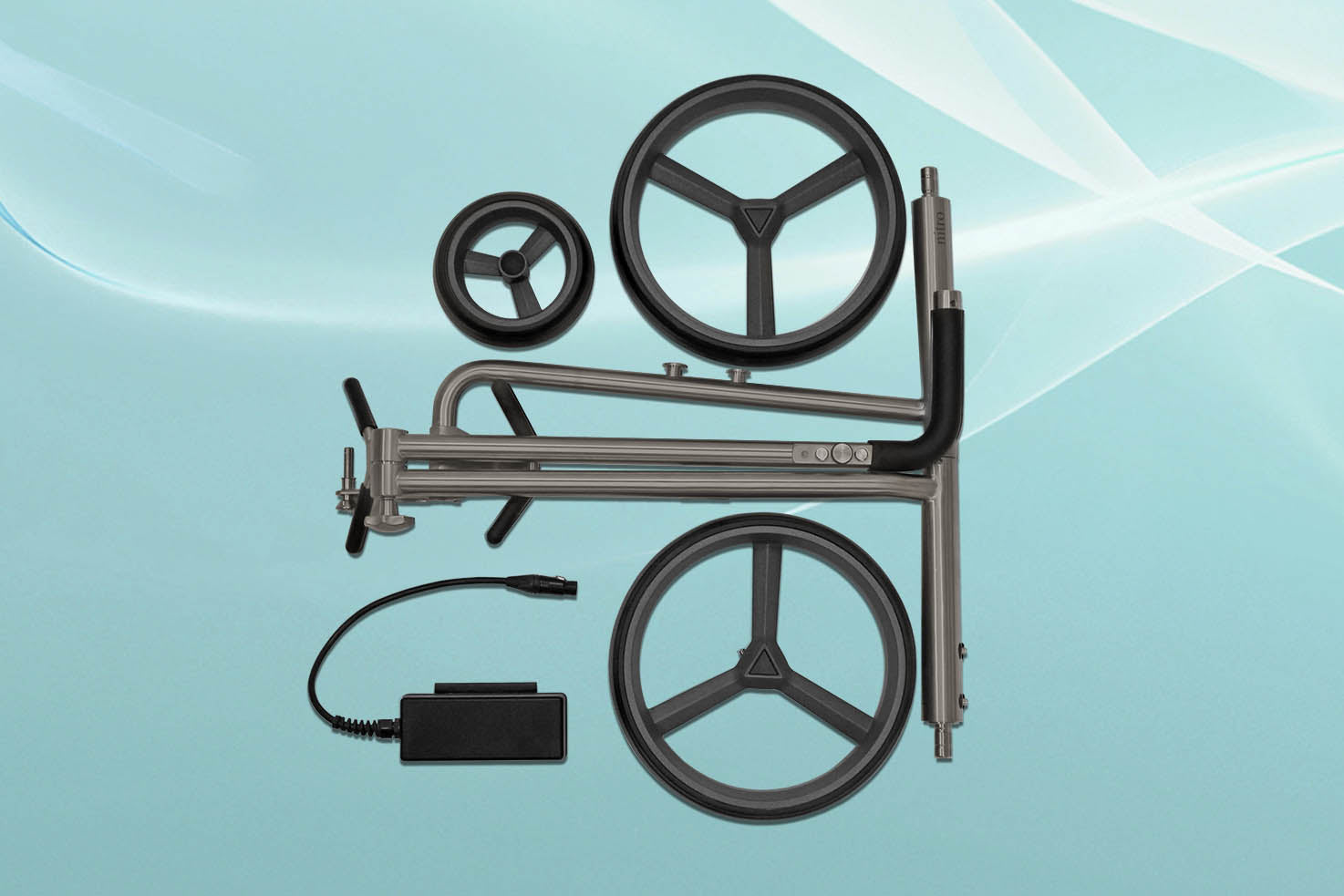 PG-Powergolf Elektro-Golftrolley Nitro flat  Titan First Edition