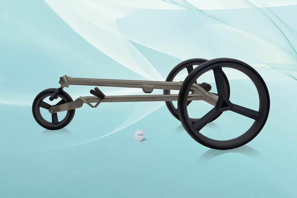 PG Powergolf Chariot de golf électrique Nitro Flat Titanium