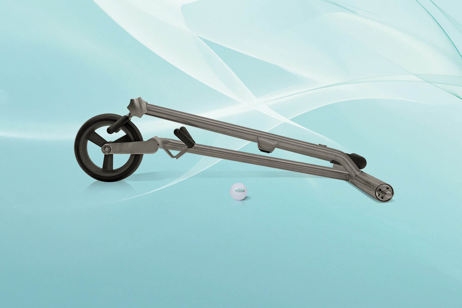 PG-Powergolf Elektro-Golftrolley Nitro flat  Titan First Edition