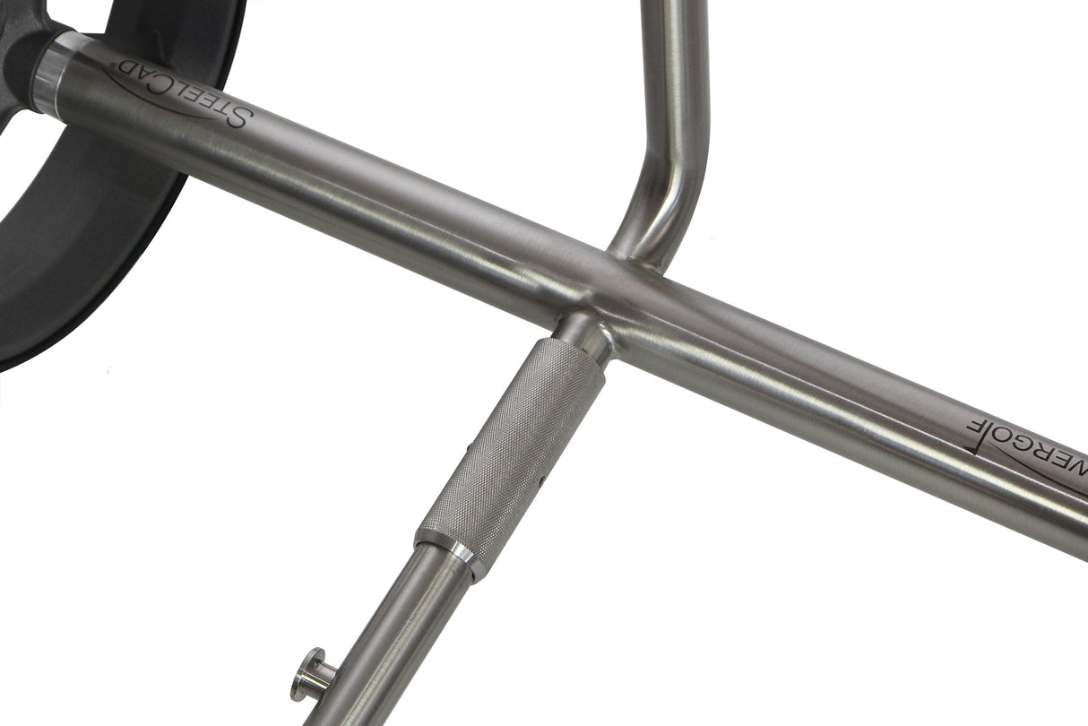 Chariot de golf électrique PG Powergolf SteelCad Zorro Click