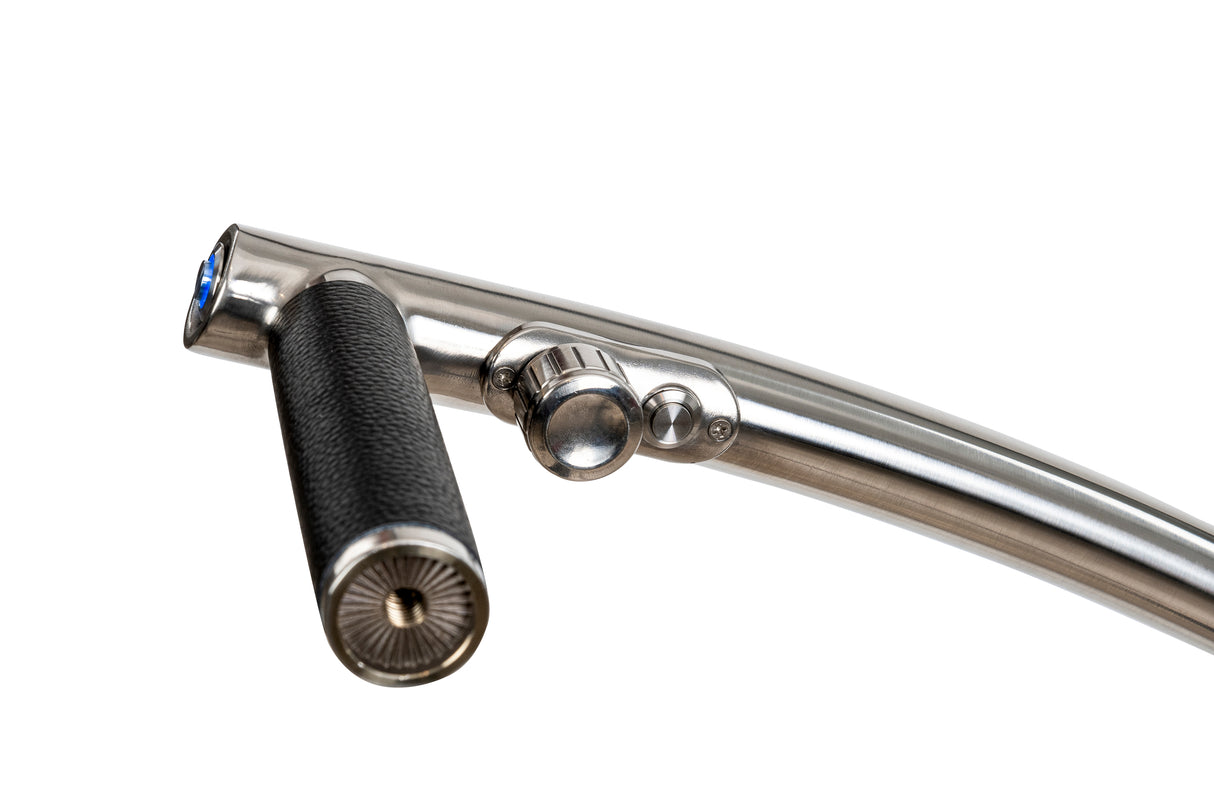 Chariot électrique déambulateur Trendgolf modèle S 2025 en acier inoxydable, noir