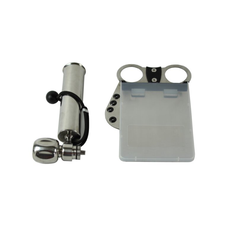 Trendgolf Push-Trolley Cushy S en acier inoxydable poli