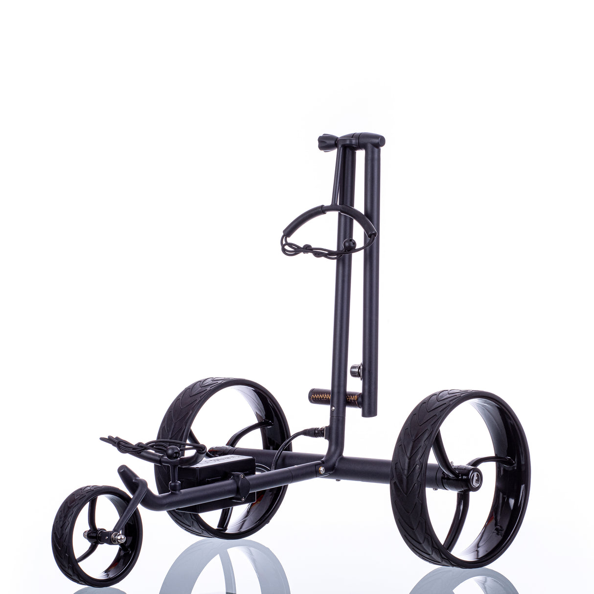 Chariot électrique déambulateur Trendgolf modèle S 2025 en acier inoxydable, noir
