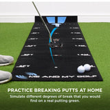 ME AND MY GOLF Breaking Ball Putting Mat