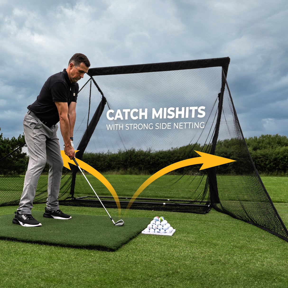 SIMSPACE Golf Deluxe Home Driving Net