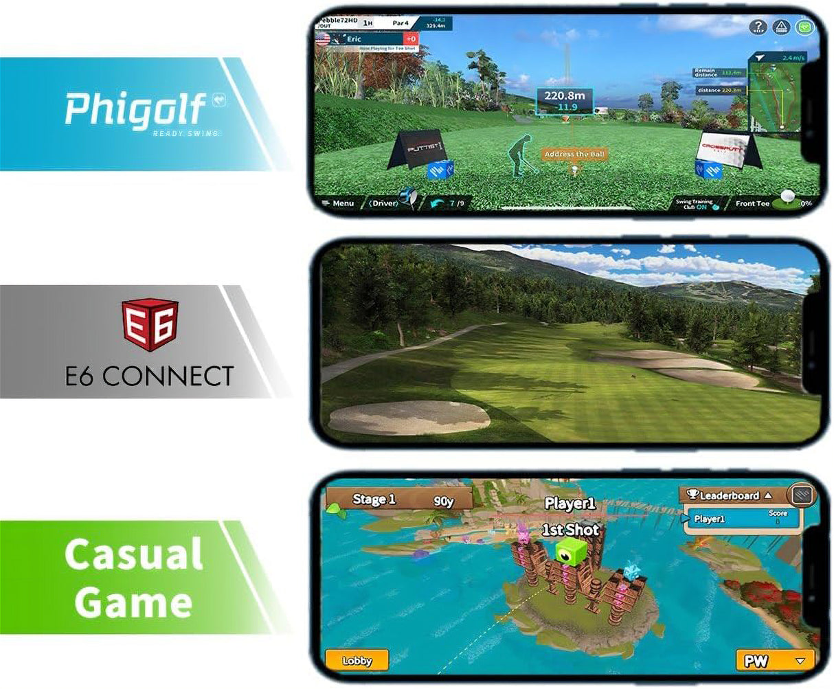 Simulateur de golf intelligent PHIGOLF 2 : Entraîneur et analyseur de swing