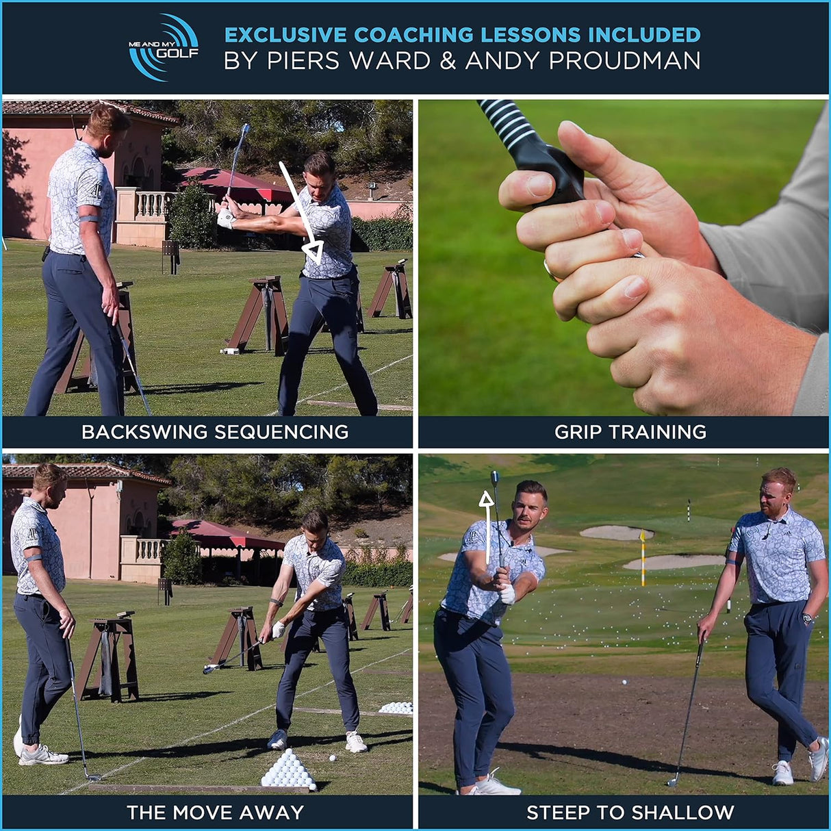 ME AND MY GOLF Swing &amp; Grip Trainer