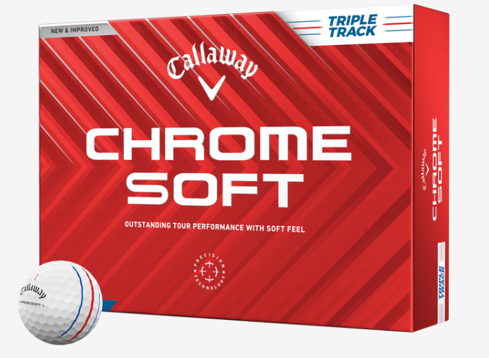 CALLAWAY Golf Ball Chrome Soft Triple Track