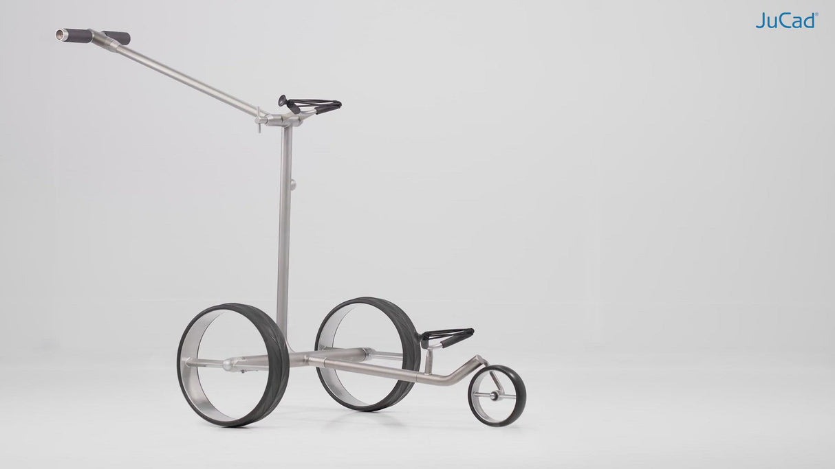 JuCad Elektro-Golftrolley Ghost Titan 2.0 - der klappbare Titan mit Komfortgriff