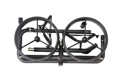 JuCad Golftrolley Carbon Shadow 2 wheels - the stylish lightweight, matt black