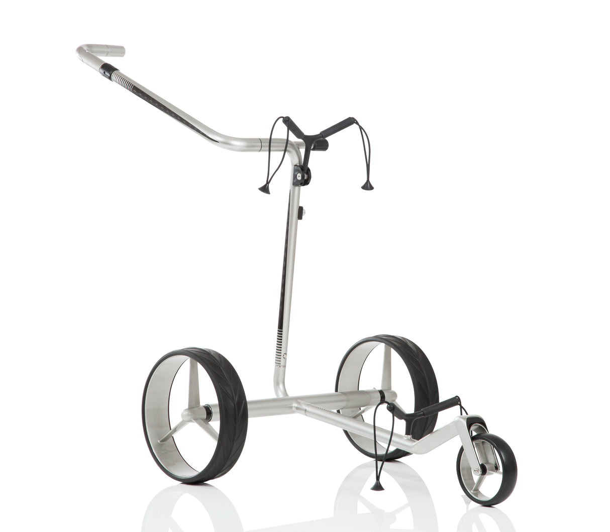 Chariot de golf électrique JuCad CARBON TRAVEL 2.0 argent-noir