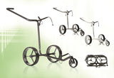 JuCad Golftrolley Carbon Shine 2 roues - l'élégant noir brillant léger
