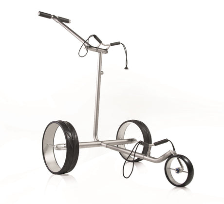 JuCad electric golf trolley Ghost Titan 2.0 - the foldable Titan with comfort grip