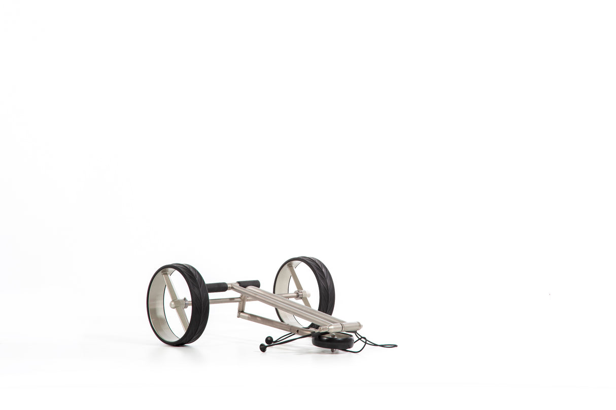 JuCad golf trolley Ghost Titan - foldable push trolley with comfort grip