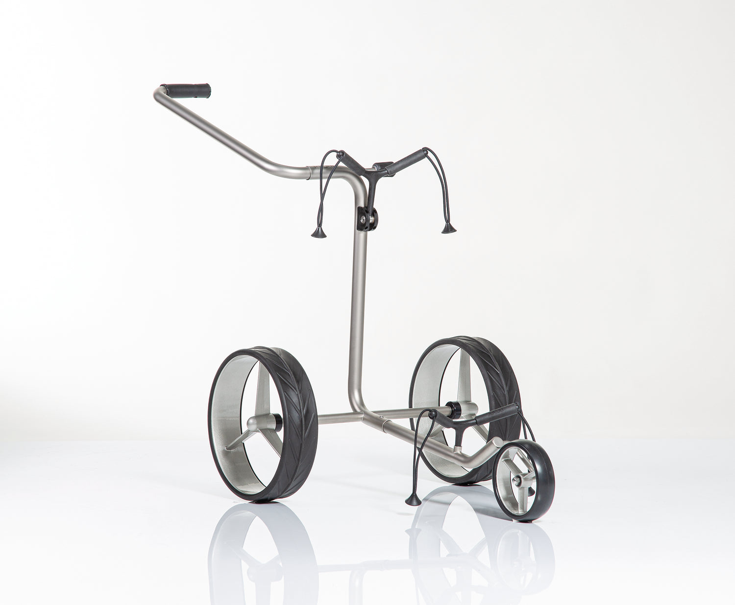 JuCad golf trolley junior stainless steel 2 wheels - for our youngest golfers