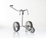 JuCad chariot de golf junior en acier inoxydable 2 roues - pour nos plus jeunes golfeurs