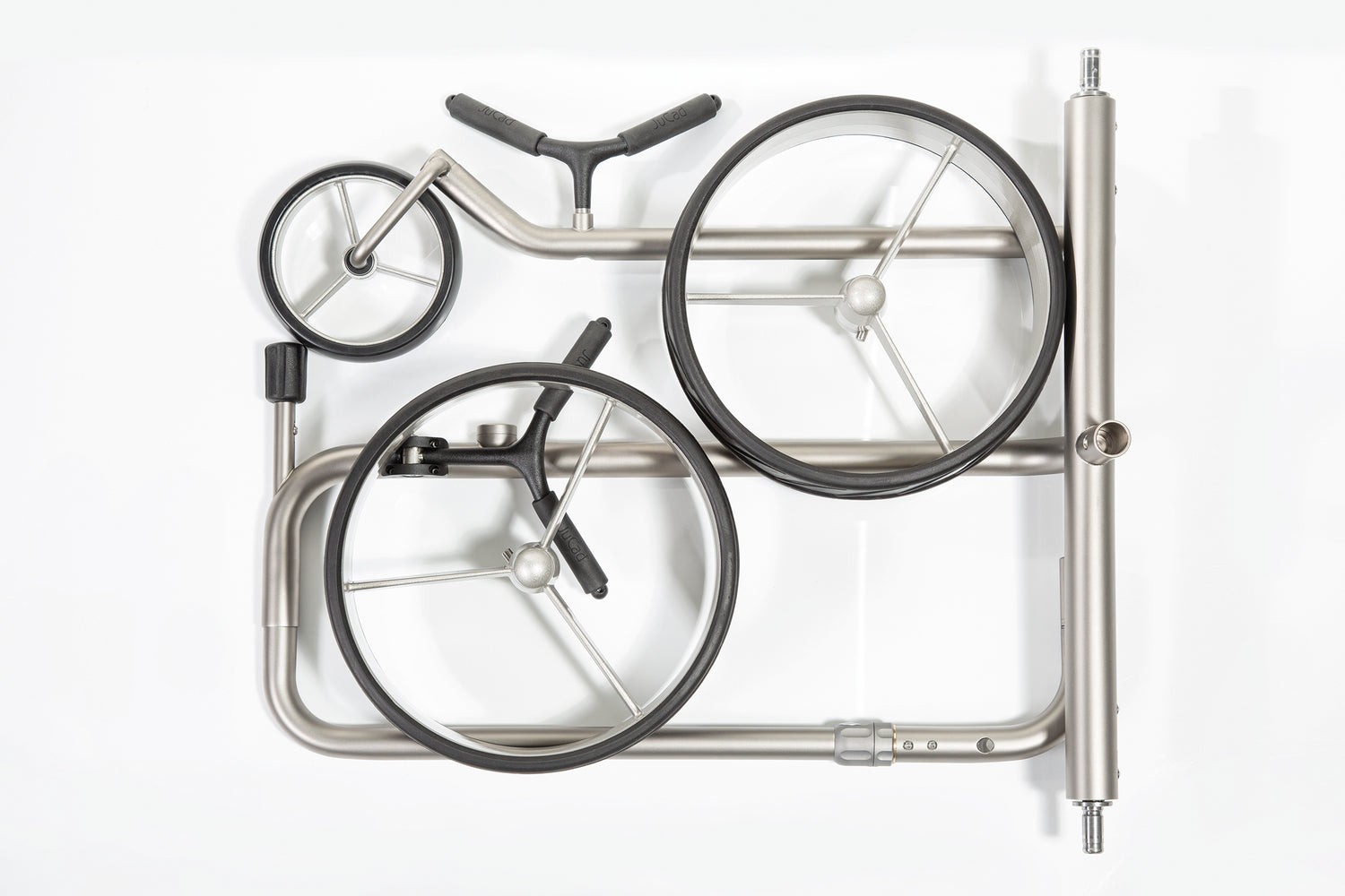 JuCad golf trolley junior stainless steel 2 wheels - for our youngest golfers