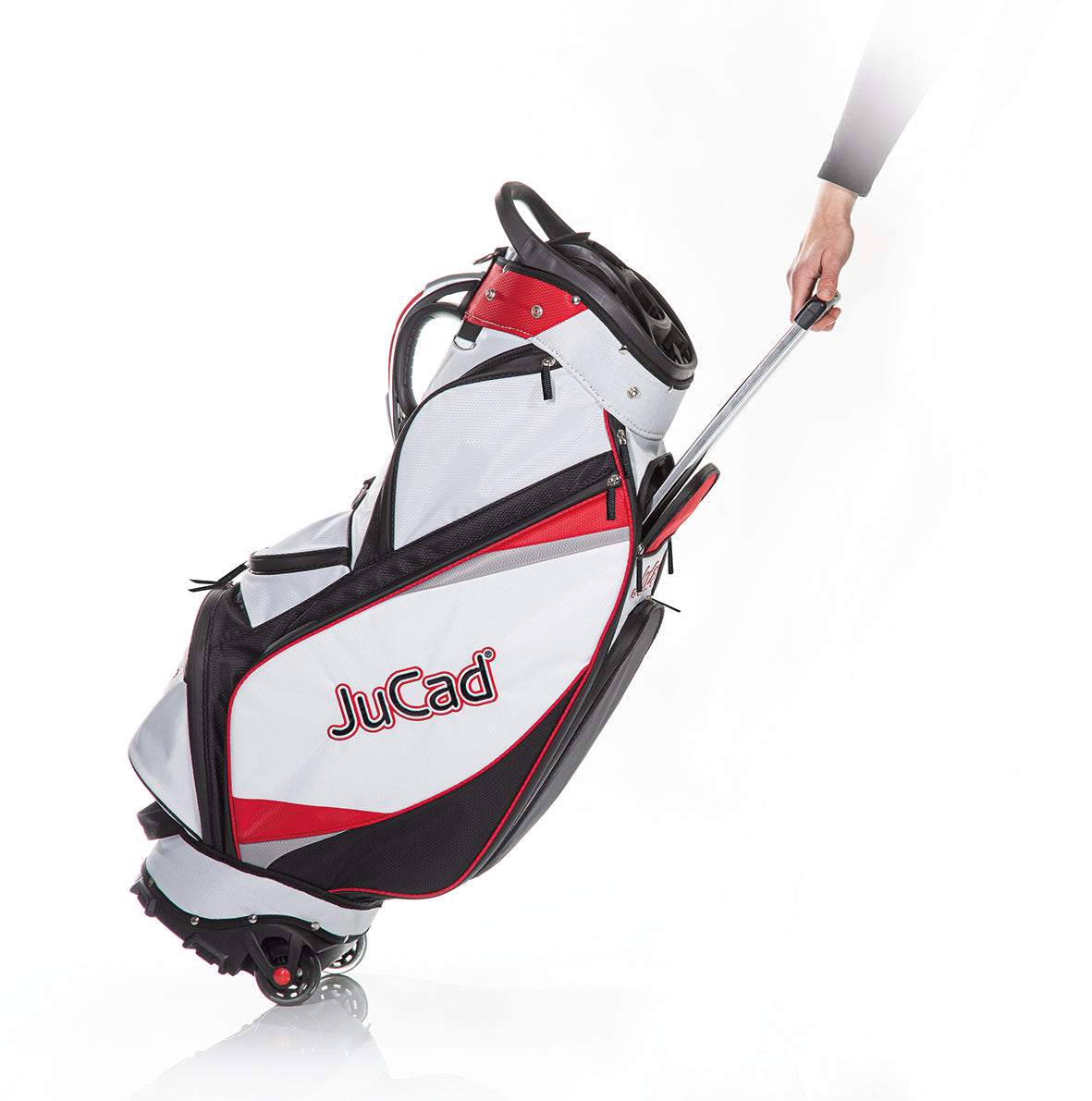 JuCad Golfbag to roll - Cart- & Ziehbag mit Rädern und Organizer
