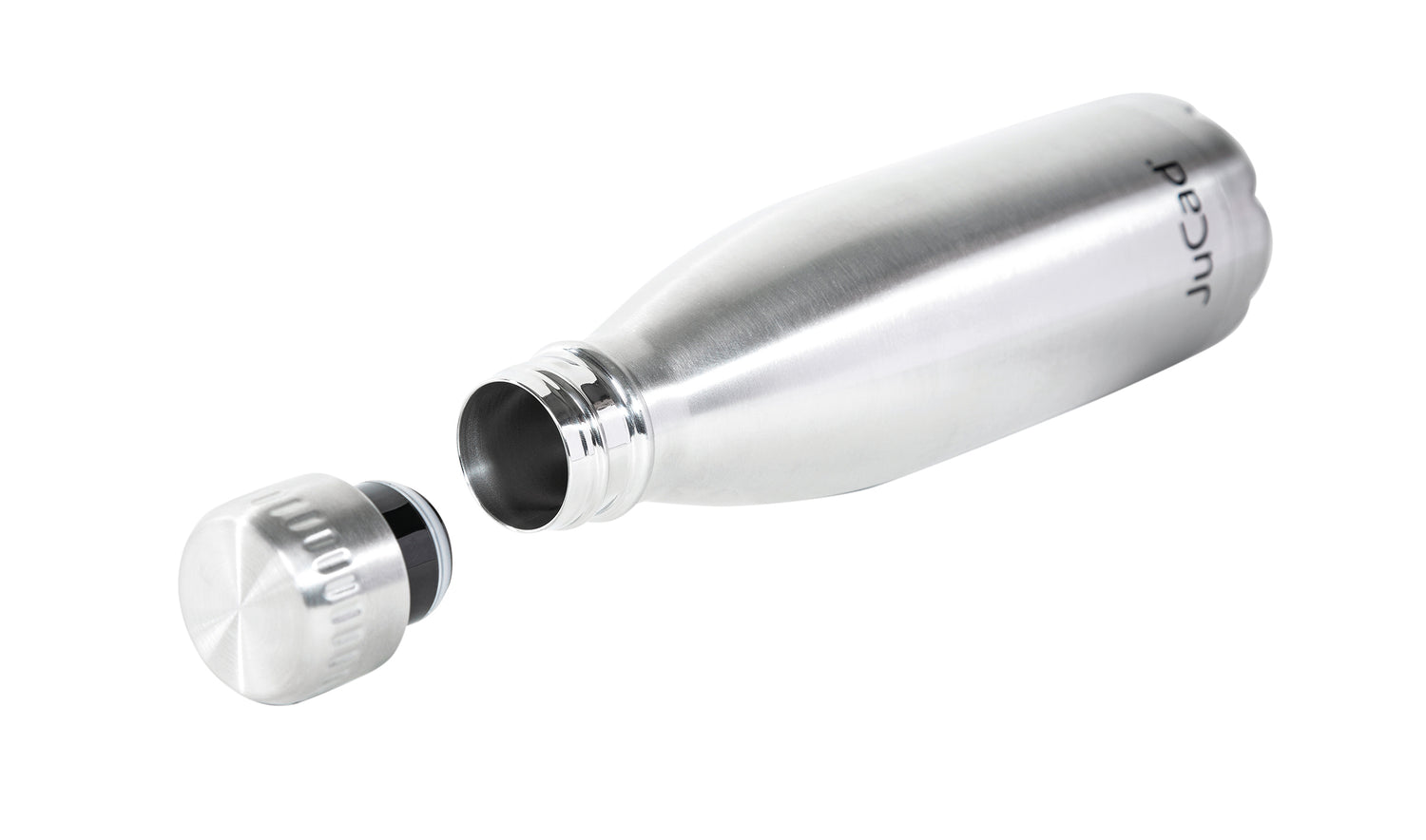 Fiole à vide JuCad en acier inoxydable