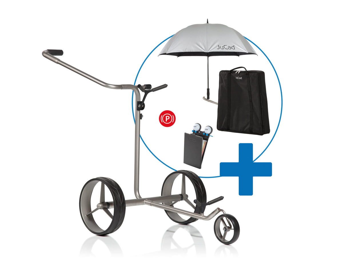 JuCad electric golf trolley drive SL Master Titan + free accessories