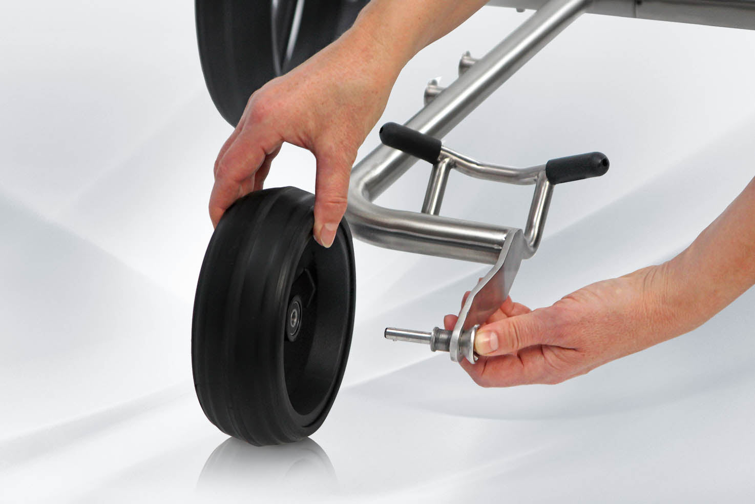 PG-Powergolf Elektro-Golftrolley Steel Cad Zorro flat