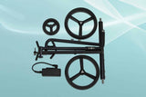 PG-Powergolf chariot de golf électrique Zorro acier plat noir perle