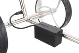 Trendgolf Elektro-Trolley walker Modell 2025 Edelstahl, schwarz